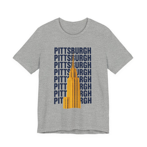 Pittsburgh Art Deco - Unisex Jersey Short Sleeve Tee T-Shirt - YinzerShop