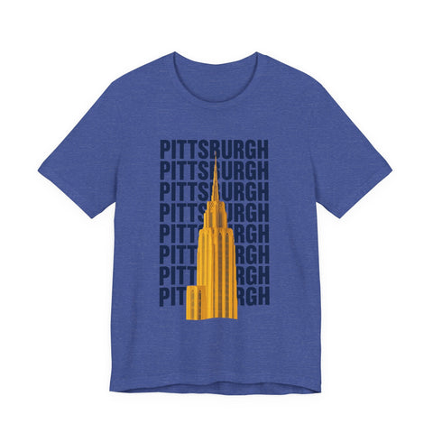 Pittsburgh Art Deco - Unisex Jersey Short Sleeve Tee T-Shirt - YinzerShop
