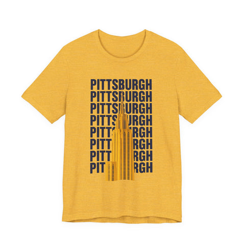 Pittsburgh Art Deco - Unisex Jersey Short Sleeve Tee T-Shirt - YinzerShop