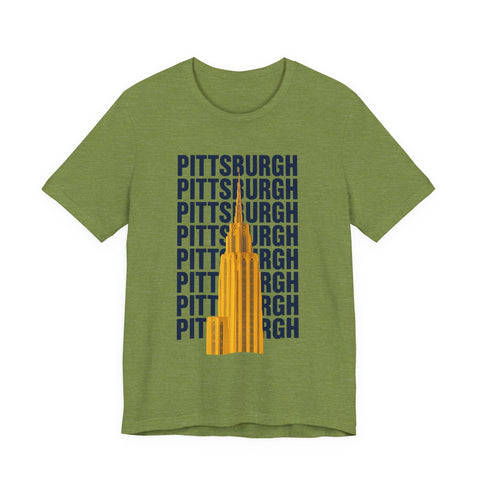 Pittsburgh Art Deco - Unisex Jersey Short Sleeve Tee T-Shirt - YinzerShop