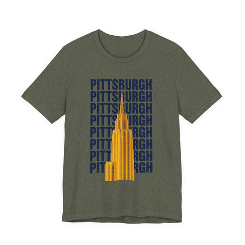 Pittsburgh Art Deco - Unisex Jersey Short Sleeve Tee T-Shirt - YinzerShop