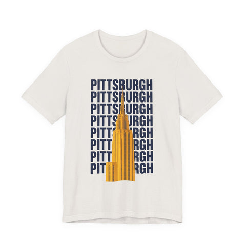 Pittsburgh Art Deco - Unisex Jersey Short Sleeve Tee T-Shirt - YinzerShop
