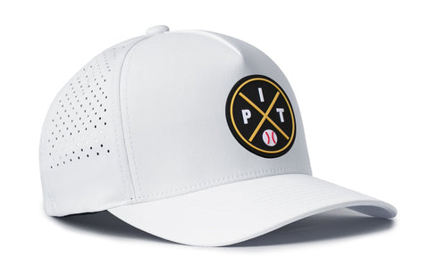 Pittsburgh Baseball Hat Featuring Water Repellent Fabric | Adjustable Snapback 5-Panel Cap - Haka Hat Performance - YinzerShop