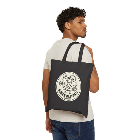 Pittsburgh Baseball Pride Tote | City Baseball Logo Canvas Tote Bag - YinzerShop