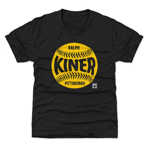 Pittsburgh Baseball Shirt Kids Crewneck T-Shirt - Ralph Kiner Tri-Color Tee Kids T-Shirt - YinzerShop