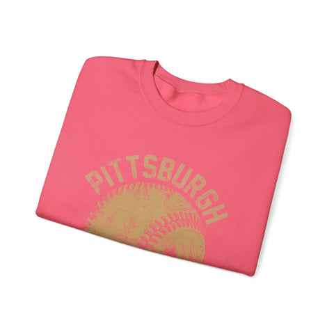 Pittsburgh Baseball Skyline - Heavy Blend™ Crewneck Sweatshirt Sweatshirt - YinzerShop