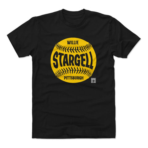 Pittsburgh Baseball T-Shirt – Willie Stargell Vintage Cotton Crewneck Tee Men's Cotton T-Shirt - YinzerShop