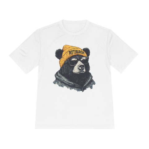 Pittsburgh Bear - Sport-Tek Unisex Moisture Wicking Tee T-Shirt - YinzerShop