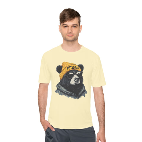 Pittsburgh Bear - Sport-Tek Unisex Moisture Wicking Tee T-Shirt - YinzerShop