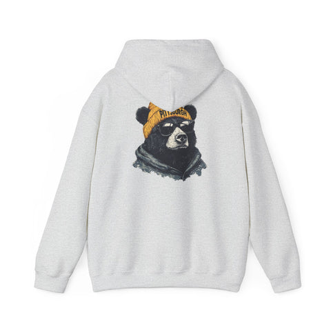 Pittsburgh Bear - Unisex Heavy Blend™ Hooded Sweatshirt Hoodie - YinzerShop