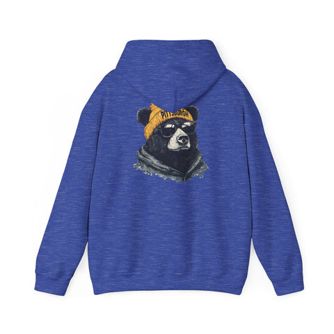 Pittsburgh Bear - Unisex Heavy Blend™ Hooded Sweatshirt Hoodie - YinzerShop