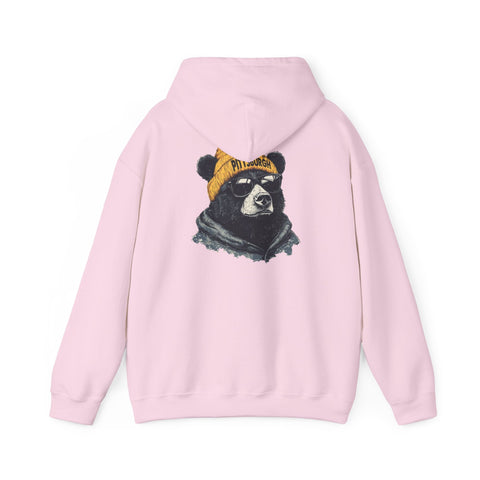 Pittsburgh Bear - Unisex Heavy Blend™ Hooded Sweatshirt Hoodie - YinzerShop