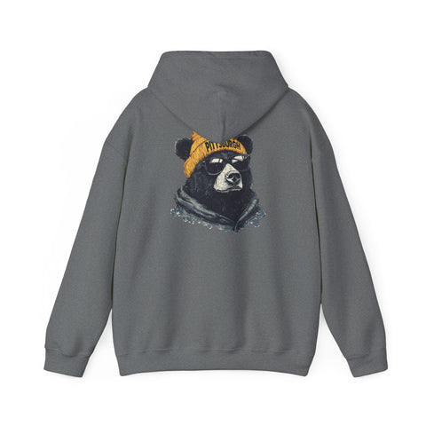 Pittsburgh Bear - Unisex Heavy Blend™ Hooded Sweatshirt Hoodie - YinzerShop