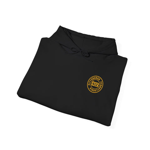 Pittsburgh Bear - Unisex Heavy Blend™ Hooded Sweatshirt Hoodie - YinzerShop