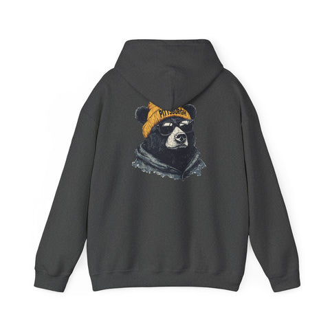Pittsburgh Bear - Unisex Heavy Blend™ Hooded Sweatshirt Hoodie - YinzerShop