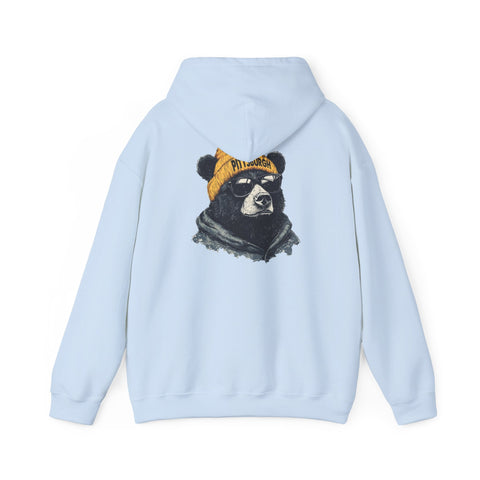 Pittsburgh Bear - Unisex Heavy Blend™ Hooded Sweatshirt Hoodie - YinzerShop