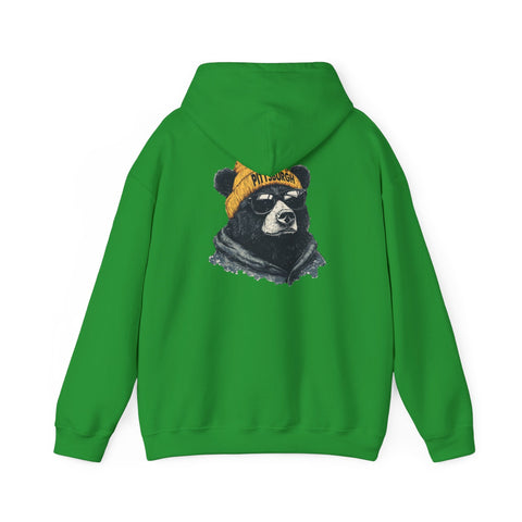 Pittsburgh Bear - Unisex Heavy Blend™ Hooded Sweatshirt Hoodie - YinzerShop