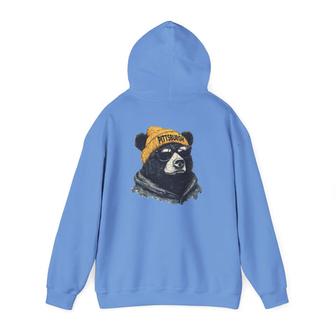 Pittsburgh Bear - Unisex Heavy Blend™ Hooded Sweatshirt Hoodie - YinzerShop