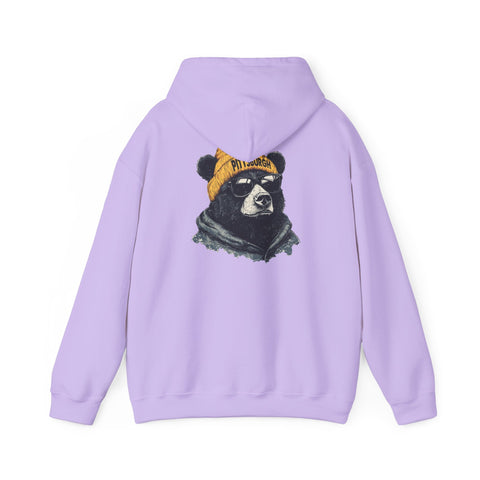Pittsburgh Bear - Unisex Heavy Blend™ Hooded Sweatshirt Hoodie - YinzerShop