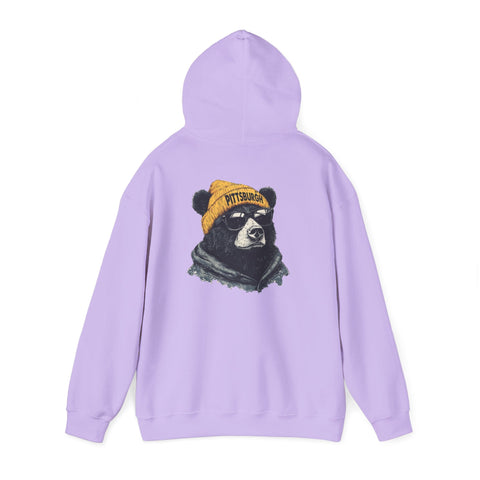 Pittsburgh Bear - Unisex Heavy Blend™ Hooded Sweatshirt Hoodie - YinzerShop