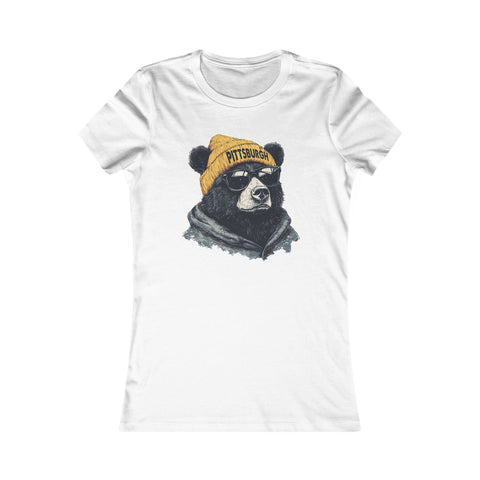 Pittsburgh Bear - Women's Favorite Tee T-Shirt - YinzerShop