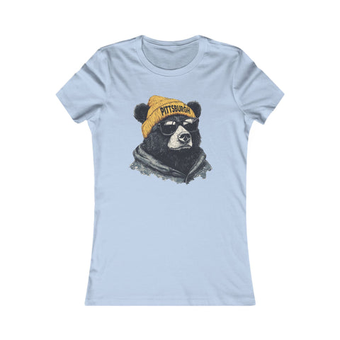 Pittsburgh Bear - Women's Favorite Tee T-Shirt - YinzerShop
