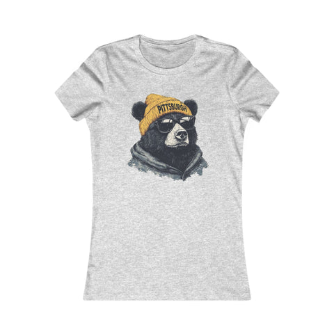 Pittsburgh Bear - Women's Favorite Tee T-Shirt - YinzerShop