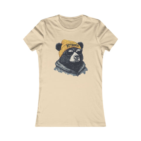 Pittsburgh Bear - Women's Favorite Tee T-Shirt - YinzerShop