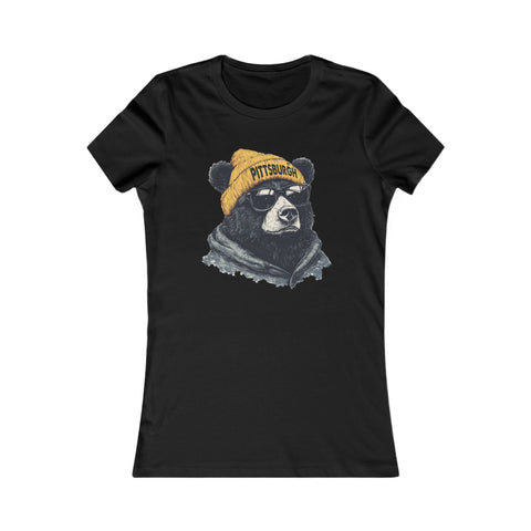 Pittsburgh Bear - Women's Favorite Tee T-Shirt - YinzerShop