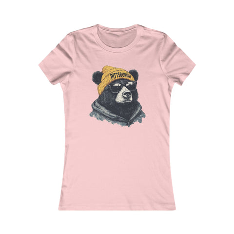 Pittsburgh Bear - Women's Favorite Tee T-Shirt - YinzerShop
