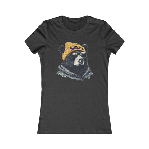 Pittsburgh Bear - Women's Favorite Tee T-Shirt - YinzerShop
