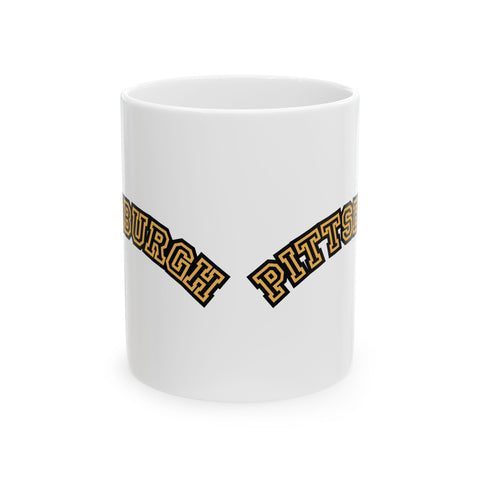 Pittsburgh Block Letters - Coffee Mugs (11oz, 15oz) Mug - YinzerShop