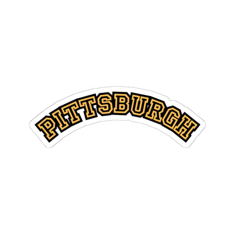 Pittsburgh Block Stickers - Colorful Vinyl Kiss-Cut Decals With Glossy Finish Paper Products - YinzerShop