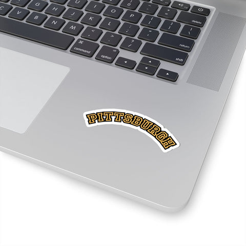 Pittsburgh Block Stickers - Colorful Vinyl Kiss-Cut Decals With Glossy Finish Paper Products - YinzerShop