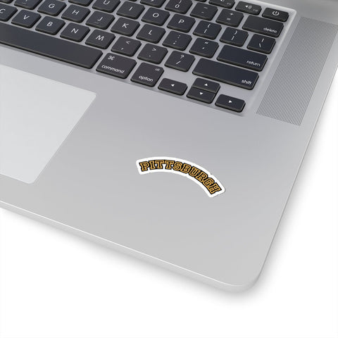 Pittsburgh Block Stickers - Colorful Vinyl Kiss-Cut Decals With Glossy Finish Paper Products - YinzerShop