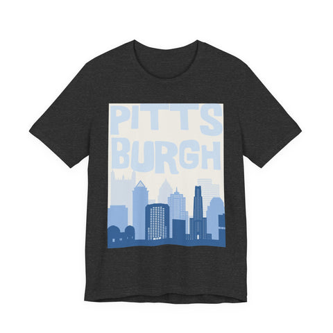 Pittsburgh Blues - Unisex Jersey Short Sleeve Tee T-Shirt - YinzerShop