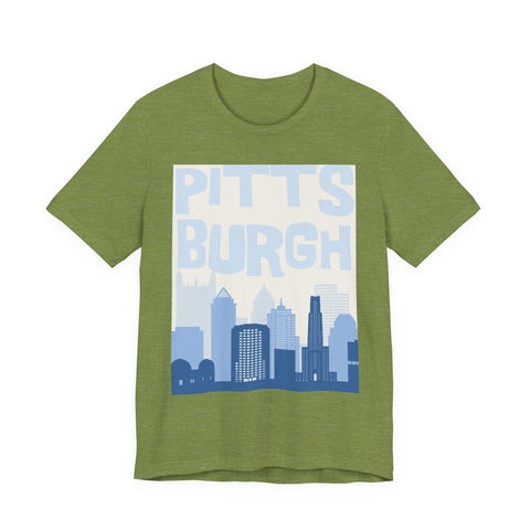 Pittsburgh Blues - Unisex Jersey Short Sleeve Tee T-Shirt - YinzerShop