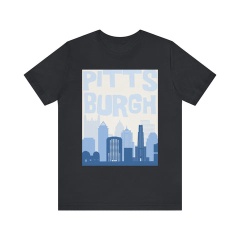 Pittsburgh Blues - Unisex Jersey Short Sleeve Tee T-Shirt - YinzerShop