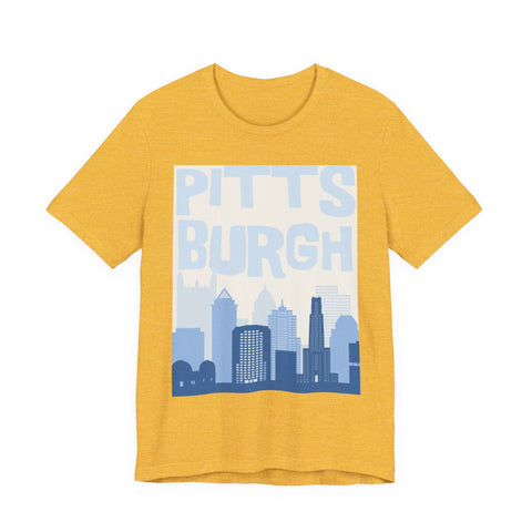 Pittsburgh Blues - Unisex Jersey Short Sleeve Tee T-Shirt - YinzerShop