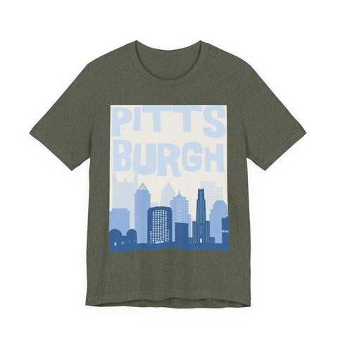 Pittsburgh Blues - Unisex Jersey Short Sleeve Tee T-Shirt - YinzerShop