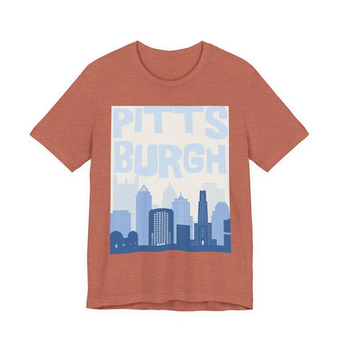 Pittsburgh Blues - Unisex Jersey Short Sleeve Tee T-Shirt - YinzerShop