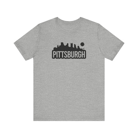Pittsburgh Bold Skyline T-Shirt - Unisex bella+canvas 3001 T-Shirt - YinzerShop