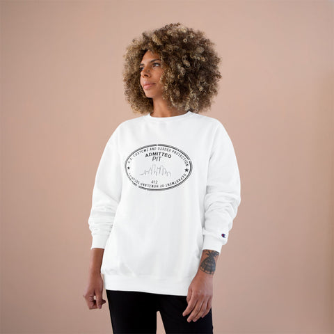 Pittsburgh Border Stamp - Champion Sweatshirt Sweatshirt - YinzerShop