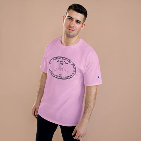 Pittsburgh Border Stamp - Champion T-Shirt T-Shirt - YinzerShop