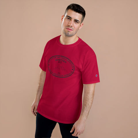 Pittsburgh Border Stamp - Champion T-Shirt T-Shirt - YinzerShop