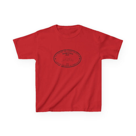 Pittsburgh Border Stamp - Kids Graphic T-Shirt Kids Apparel - YinzerShop