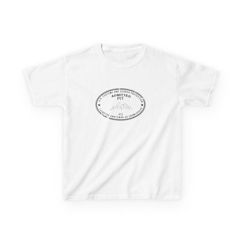 Pittsburgh Border Stamp - Kids Graphic T-Shirt Kids Apparel - YinzerShop
