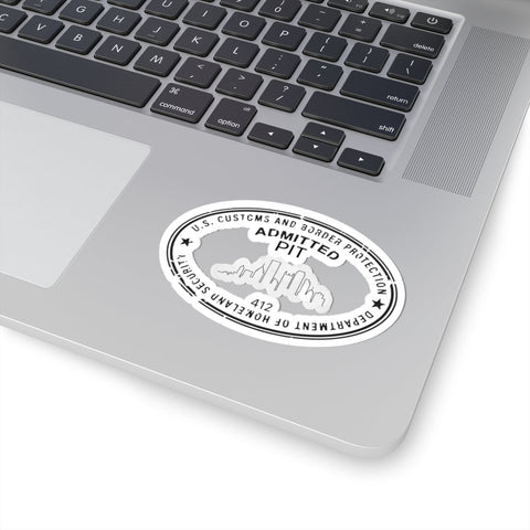 Pittsburgh Border Stamp - Kiss-Cut Stickers Paper Products - YinzerShop