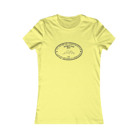 Pittsburgh Border Stamp - Women's Favorite Tee T-Shirt - YinzerShop