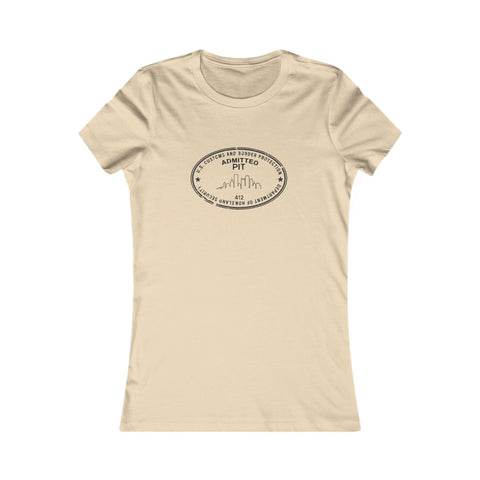 Pittsburgh Border Stamp - Women's Favorite Tee T-Shirt - YinzerShop